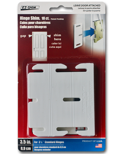 4.5 EZ Shims- Plastic Shims for Door Hinges (15 ct) HS-450